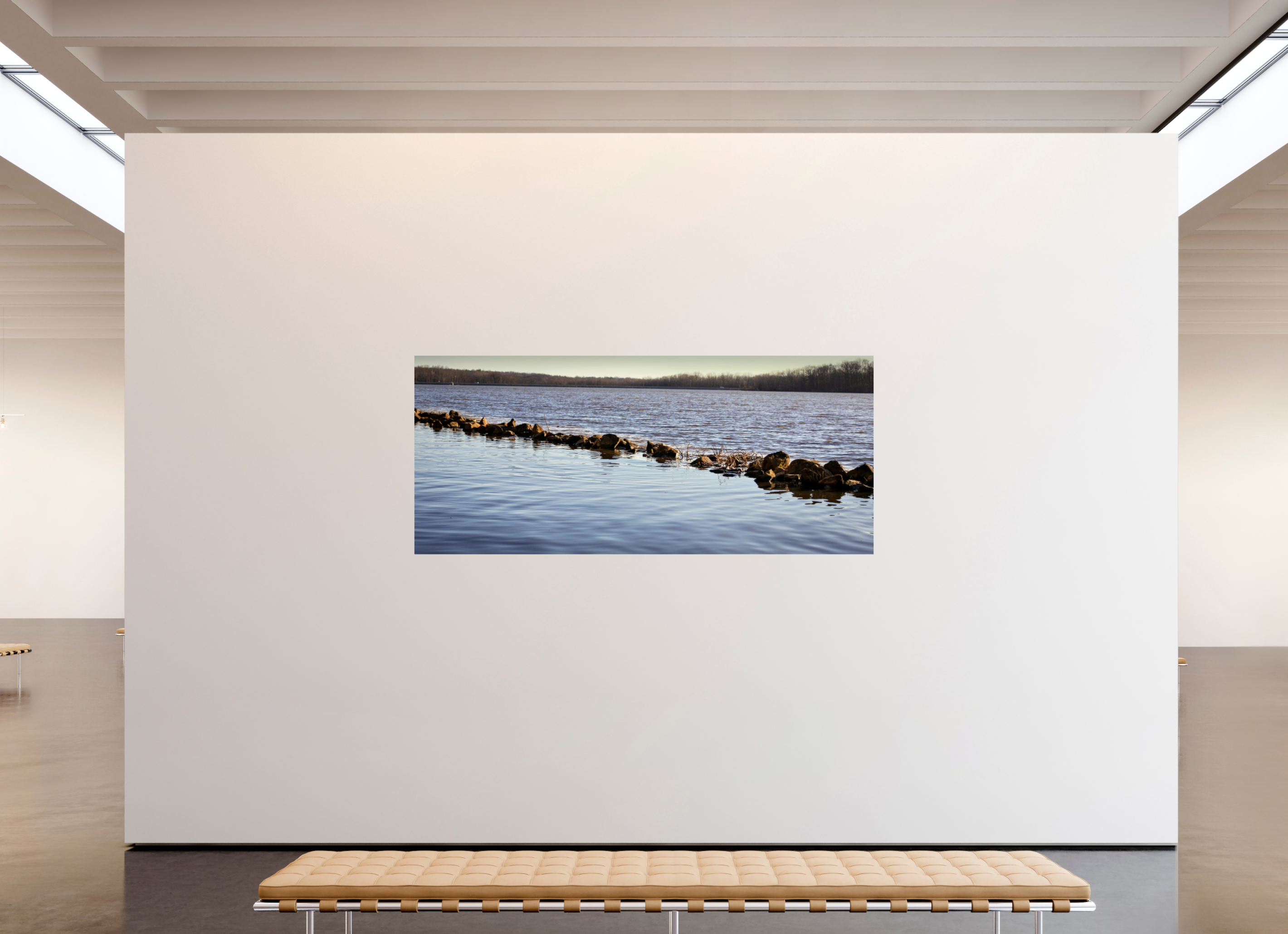90.2 x 39″, Photo Print On Fuji Crystal DP II Split Lake