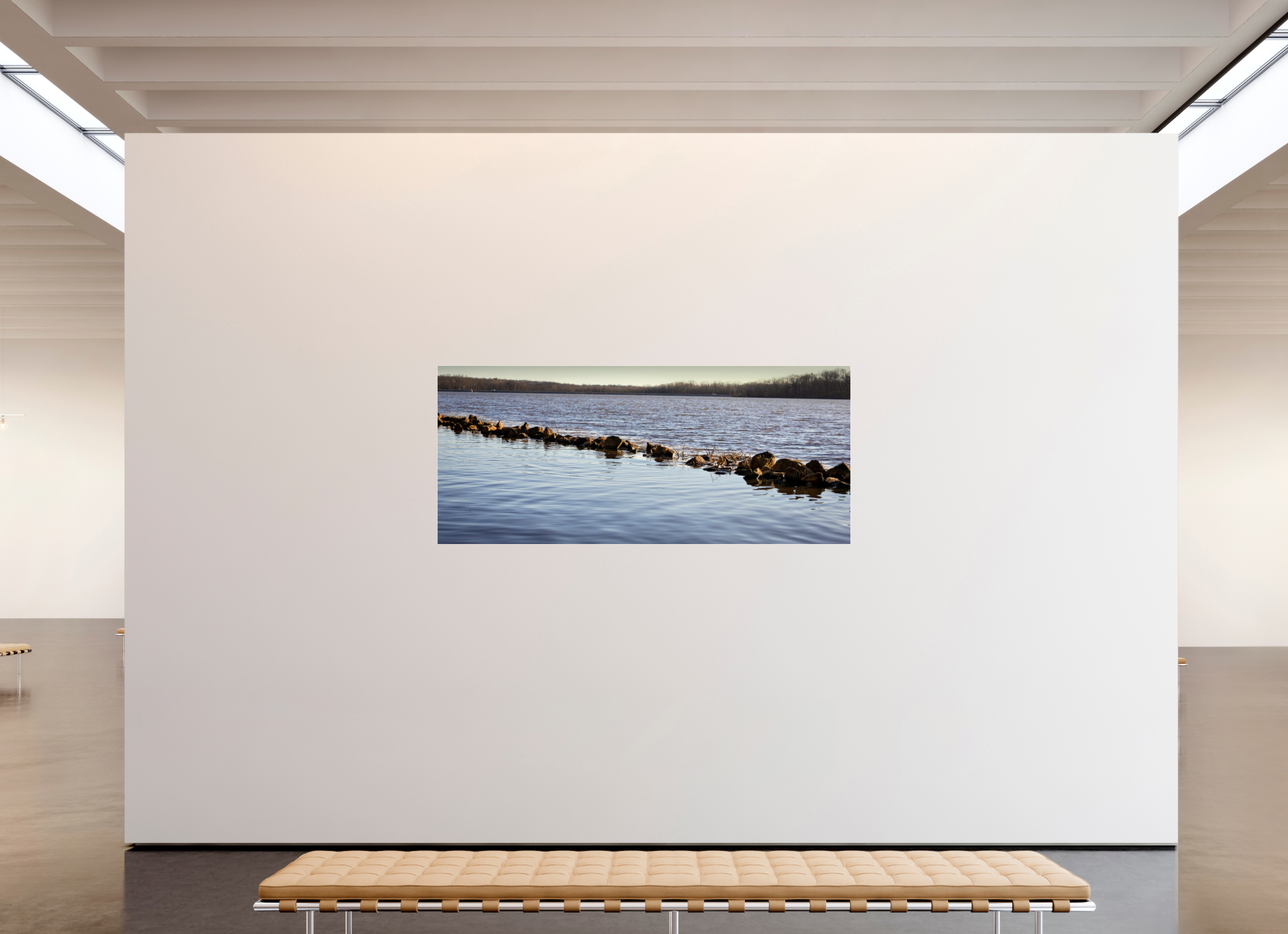81 x 35″, Photo Print Under Acrylic Glass Split Lake