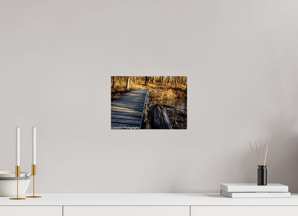 11.5 x 8″, Photo Print On Fuji Crystal DP II Trail Bridge