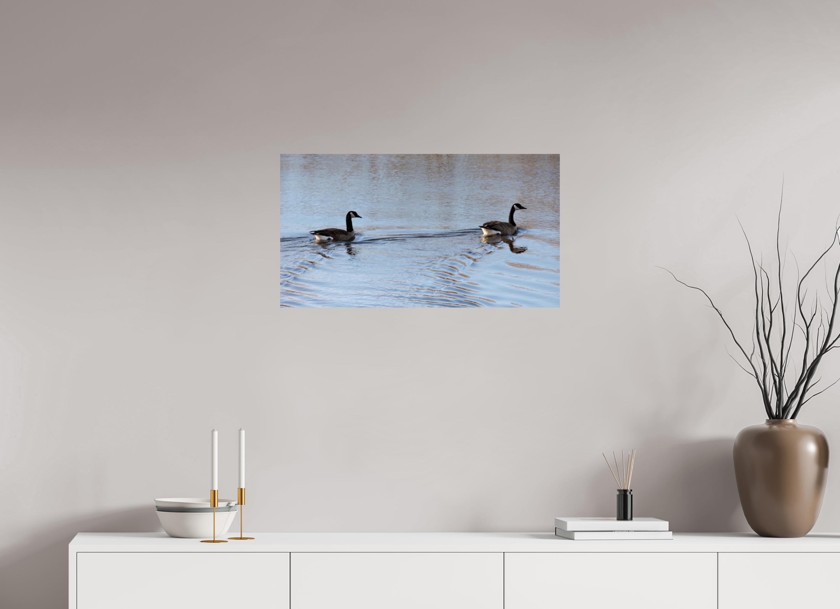 29.1 x 16″, Photo Print On Fuji Crystal DP II Duck Duo